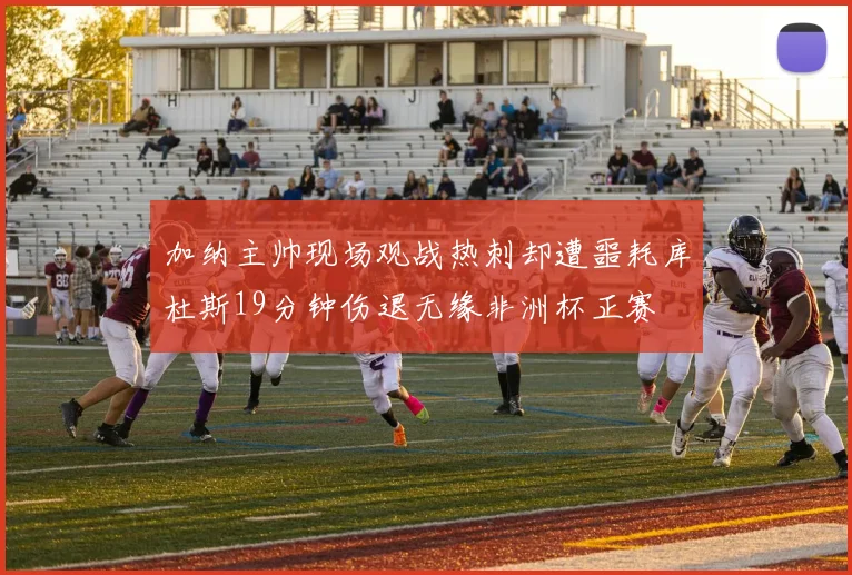 加纳主帅现场观战热刺却遭噩耗库杜斯19分钟伤退无缘非洲杯正赛